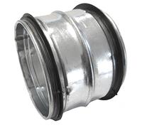 Raccord de tuyau Intelmann - Pour connecter des conduits spiralés avec joints à double lèvre, argent