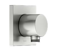 Raccord de tuyau KEUCO IXMO 59547210002 finition inox, rosace carrée