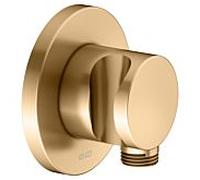 Raccord de tuyau KEUCO IXMO 59592250001 laiton brossé, avec support de douche, rosace ronde