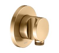 Raccord de tuyau KEUCO IXMO 59592250001 laiton brossé, avec support de douche, rosace ronde