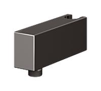 Raccord de tuyau KEUCO Universal 59993350000 avec Halter pour tuyau coulé, titane noir brossé