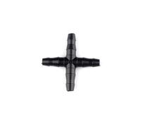 Raccord de tuyau Lot de 30 raccords de tuyau d'arrosage 4/7 mm, 15 types, for système d'irrigation goutte-à-goutte, joints souples, séparateurs en T Adaptateur(4l7mm Hose Cross)