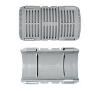 Raccord de tuyau ondulé M40 - Manchon - 4 demi-cosses (pour 2 raccords) - Résistant aux chocs - Antistatique - Sans halogène - Résistant aux températures de -20 °C à +80 °C