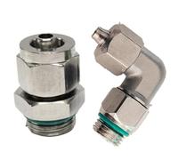 Raccord de tuyau pneumatique à torsion rapide BSPP mâle en acier inoxydable 304 for tuyau de 4, 6, 8, 10, 12, 14, 16 mm, 1/8", 1/4", 3/8", 1/2", 3/4"(PC,14X10MM_1/8")
