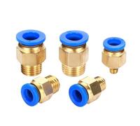 Raccord de tuyau pneumatique, filetage PC, 1 pièce, M6 x 1, M8 x 1, M8 x 1,25, M10 x 1, M10 x 1,5, M12, M14, M16, M20(M14x2,PC4)