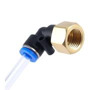 Raccord de tuyau pneumatique PC/PCF, filetage 4 mm, 6 mm, 8 mm, 1/8", 1/4", 1/2", raccord rapide for trachée, 1 pièce(4-M5 (4mm-M5),PC)