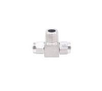 Raccord de tuyau, raccord en T en acier inoxydable 304, 1/8", 1/4", 1/2", BSP mâle x 6-12 mm, raccord rapide(1/2inch,10x8mm)