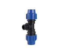 Raccord de tuyau Raccords de tuyau PE mâles 20/25/32 mm vers 1/2", 3/4", 1", coudes et raccords en T for jardin, agriculture et irrigation Adaptateur(4037)