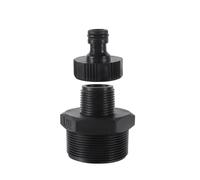 MEXEWORD Raccord de Tuyau réducteur en Plastique à Filetage mâle de 1 à 2 Pouces, raccord de Tuyau d'arrosage de Jardin, raccord d'aquarium, Joint 16 mm/32 mm/59 mm