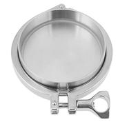 Raccord De Tuyau Sanitaire En Acier Inoxydable De 4 Pouces, Embout De 102Mm Avec Joint De Virole Pour Aliments, Produits Laitiers Et Pharmaceutiques