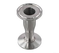 Raccord de tuyau sanitaire en acier inoxydable - Réducteur à trois colliers de serrage pour raccord de 1,9 cm à 2,5 cm