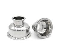 Raccord de tuyau sanitaire en acier inoxydable SS304, 1,5" 2" 2,5" 3" 4" Homebrew 50,5/64/77,5/91/119 mm(50.5mm x 91mm)