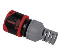 Raccord de tuyau TOOLCRAFT 1561118 plastique avec système aquastop Ø 13 mm (1/2"")