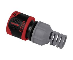 Raccord de tuyau TOOLCRAFT 1561118 plastique avec système aquastop Ø 13 mm (1/2"")