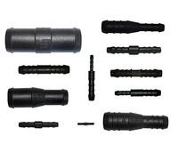 Raccord de tuyau toutes tailles 3-32 mm droit et réduit RGV plastique PA GF30 (5, 14 x 10 mm)