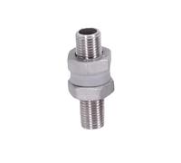 Raccord De Tuyau Verrouillage Cloison À Filetage Complet En Acier Inoxydable, 1/4 "3/8" 1/2 "3/4" 1 "-2" 30 40 50 60 80 100 120 150mm, For Aquarium D'eau(40MM_1")