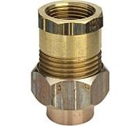 raccord de tuyau Viega 106690 18 mm x Rp 2000 /2, bronze/laiton, joint conique