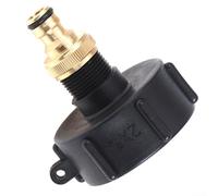 Raccord de valve IBC de 60 mm avec bouchon épais et raccord en laiton 3/4 pour une performance fiable