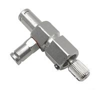 Raccord de vanne à vapeur pour machines à café avec construction en alliage d'aluminium, conçu pour un réglage précis du débit de vapeur et d'eau pendant l'infusion