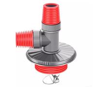 Raccord de vidange de sol anti-débordement pour machine à laver, joint de tuyau en ABS à 3 voies avec joint anti-fuite, compatible avec la norme britannique prune