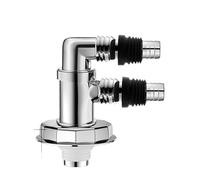 Raccord de vidange sol for lave-linge, connecteur tuyau double usage, adaptateur universel for lave-vaisselle, outil for siphon broyeur(F type rotary tee)