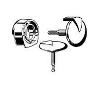 Raccord de vidange/trop-plein VitrA Multiplex Trio G306847, chromé