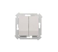 Raccord d'escalier double sans pictogramme Simon 54 DW6/2.01/X/11