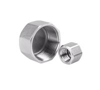 Raccord d'extrémité for tuyau d'arrosage, en acier inoxydable, filetage mâle/femelle 1/2'', 3/4'', 1'', for tube PVC.(5Pcs 1 Female-Thread)