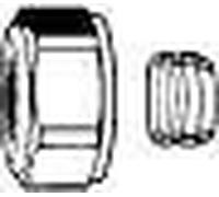 Raccord DN10 pour tubes acier/cuivre 16 mm, nickel 3831-16.351