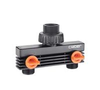 raccord double claber® Distributeur à deux voies 3/4