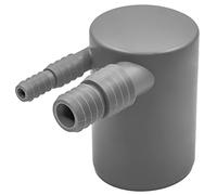 Raccord Double DN50 Polypropylène - Pour Tuyaux Ø 8,3-20,5 mm - Évacuation Eau Chaude Machine à Laver et Lave-Vaisselle