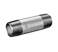 Raccord double en fonte malléable Hermann Schmidt 530/23, référence 43015150, DN 15, 1/2" x 150, galvanisé