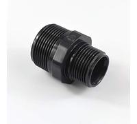 Raccord double en PVC réduit le filetage extérieur (1 1/4" x 3/4")