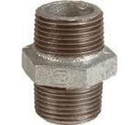 Raccord double filetage extérieur, galvanisé - diff. tailles pour conduite d'alimentation en eau