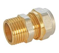 Raccord droit à compression multicouche M20/27 - Ø 20 - SOMATHERM FOR YOU