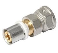 Raccord droit à écrou tournant et joint plat MF 32x3 - 1'' COMISA 87.36.320