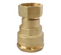 Raccord droit à écrou tournant femelle laiton pour tube PE à visser SUMO 20mm x 20/27 - 3/4" Pronorm