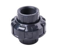 Raccord droit à filetage intérieur IPC UPVC 20-63 mm, connecteur à joint direct for tuyau d'eau de qualité industrielle(Bilateral,I.D 40MM_1PC)