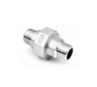 Raccord droit à filetage mâle 1/4-2 pouces en acier inoxydable 304 DN8 - DN50, raccord pivotant à joint libre for tuyaux d'eau(1/4" 1pcs)