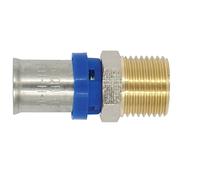 Raccord droit à sertir multiprofil TH-H-U pour tube multicouche NOYON & THIEBAULT - Ø 20 mm à visser mâle M3/4 (20x27) - 310105