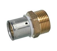 Raccord droit à sertir PER mâle 20 M3/4 - SOMATHERM - 3303-20-20
