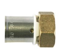 Raccord fixe femelle PER à sertir 16mm x 15/21 - 1/2" Fixoconnect