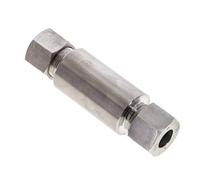 Raccord droit à souder et à couper en acier inoxydable 12S Bulkhead 630 bar ISO 8434-1
