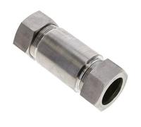 Raccord droit à souder et à couper en acier inoxydable 35L Bulkhead 160 bar ISO 8434-1