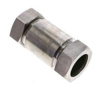 Raccord droit à souder et à couper en acier inoxydable 42L Bulkhead 160 bar ISO 8434-1