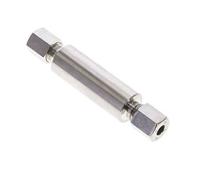 Raccord droit à souder et à couper en acier inoxydable 6L Bulkhead 315 bar ISO 8434-1