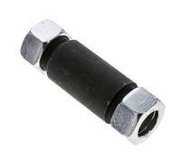 Raccord droit à souder et à couper en acier phosphaté 22L Bulkhead 160 bar ISO 8434-1