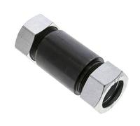 Raccord droit à souder et à couper en acier phosphaté 35L Bulkhead 160 bar ISO 8434-1