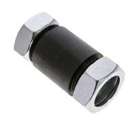 Raccord droit à souder et à couper en acier phosphaté 42L Bulkhead 160 bar ISO 8434-1