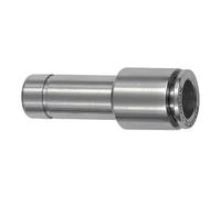 Raccord droit avec raccord fileté 10 mm réduit pour tuyau extérieur Ø 6 mm Pression max. 20 bar, acier inoxydable 1.4404.